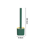 Compact Bathroom Holder with Toilet Brush for Cleaning