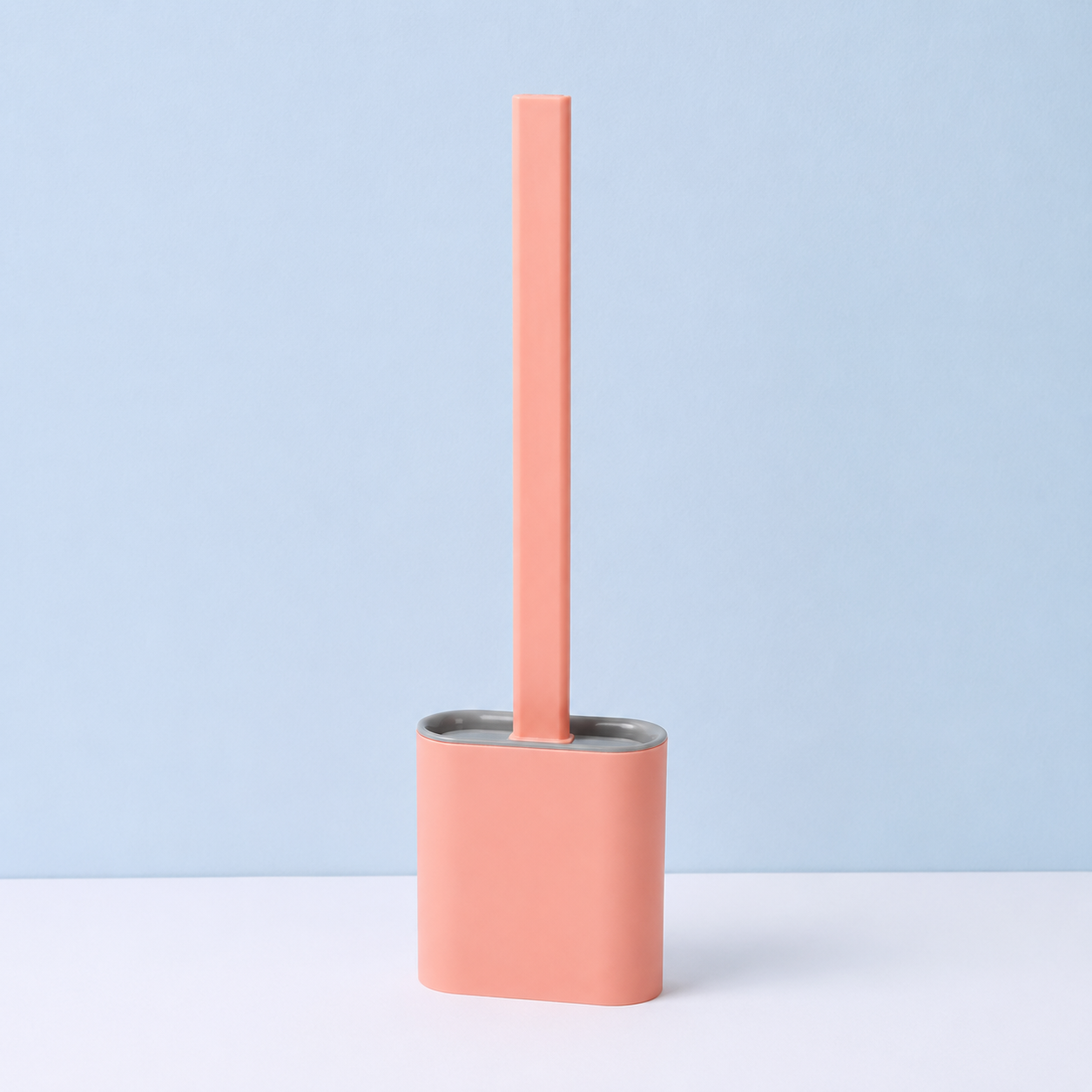 Compact Bathroom Holder with Toilet Brush for Cleaning