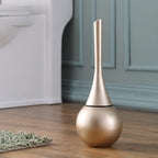 Stylish Bathroom Accessory – Modern Stainless Steel Toilet Brush Set with Easy Clean Design