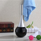 Stylish Bathroom Accessory – Modern Stainless Steel Toilet Brush Set with Easy Clean Design