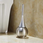 Stylish Bathroom Accessory – Modern Stainless Steel Toilet Brush Set with Easy Clean Design