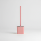 Flexible Silicone Toilet Brush with Hygienic Wall-Mount Holder