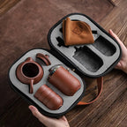 Portable Artisan Tea Set for Travel Enthusiasts