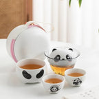 Whimsical Travel Tea Set with Charming Cups