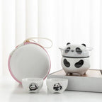 Whimsical Travel Tea Set with Charming Cups