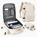 Carry-On Backpack for Travel with Laptop Compartment and Shoe Pocket