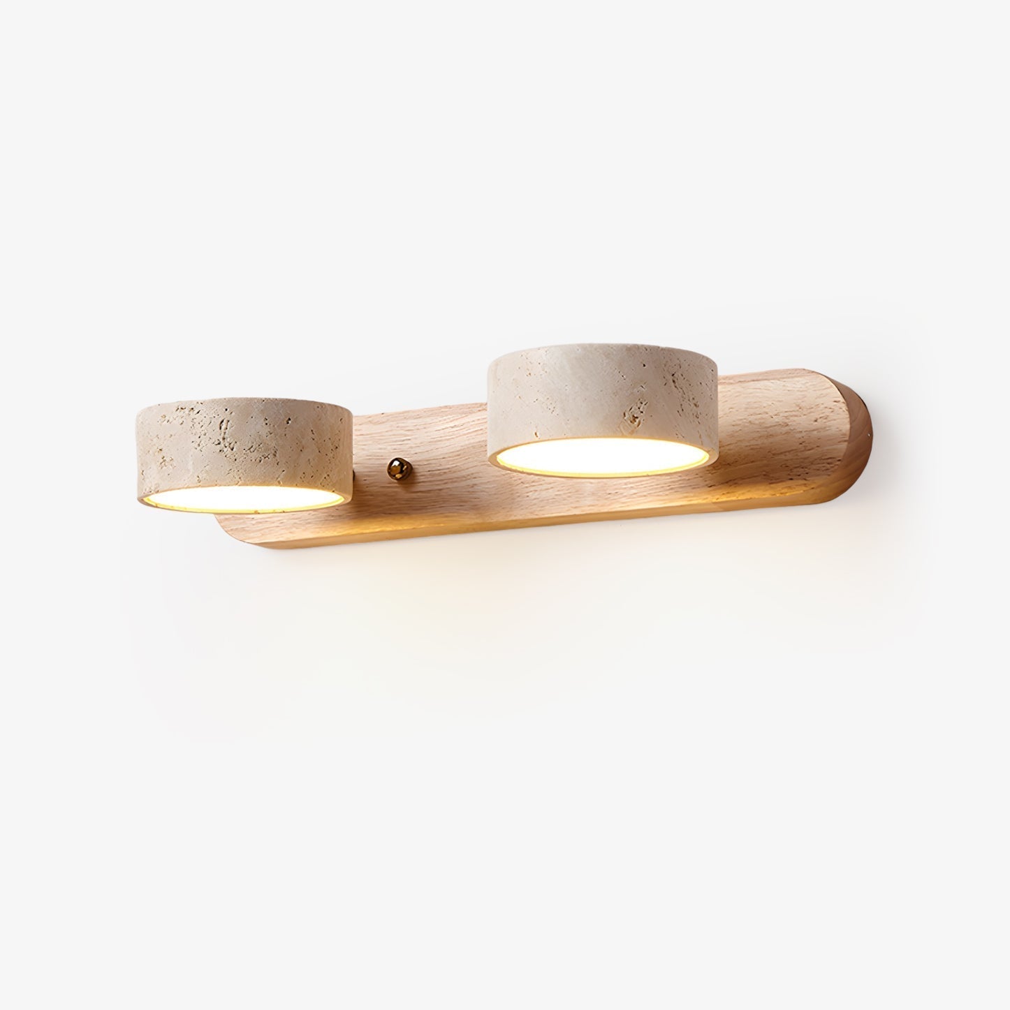 Modern Wall Sconce for Ambient Lighting - Stylish Travertine Design