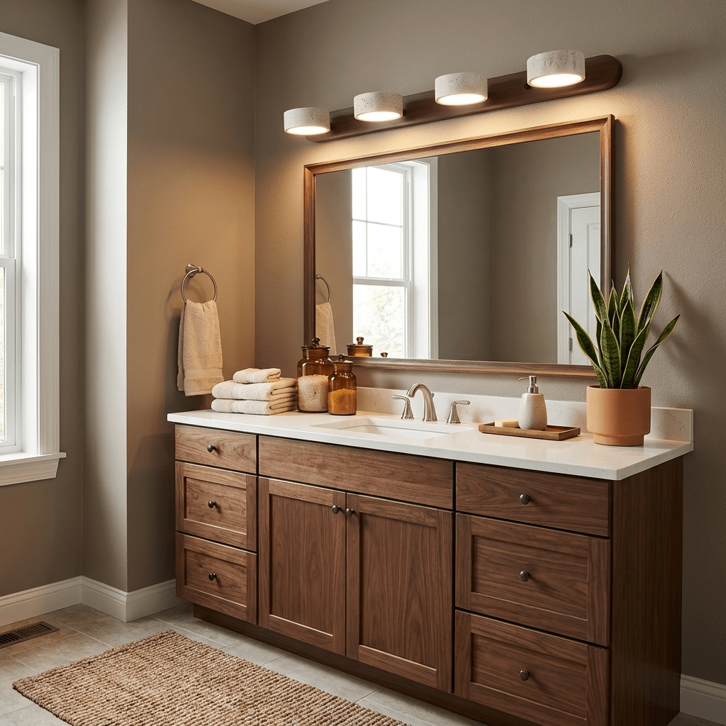 Modern Wall Sconce for Ambient Lighting - Stylish Travertine Design