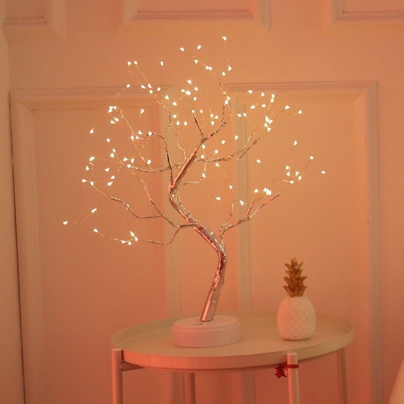 Nature-Inspired LED Table Lamp – Wireless Design for Elegant Home Lighting