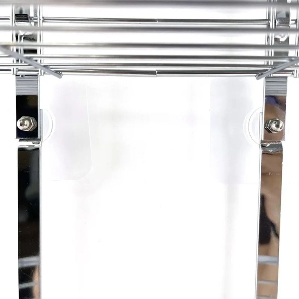 Shower Caddy with Iron Frame - Easy Installation Without Tools
