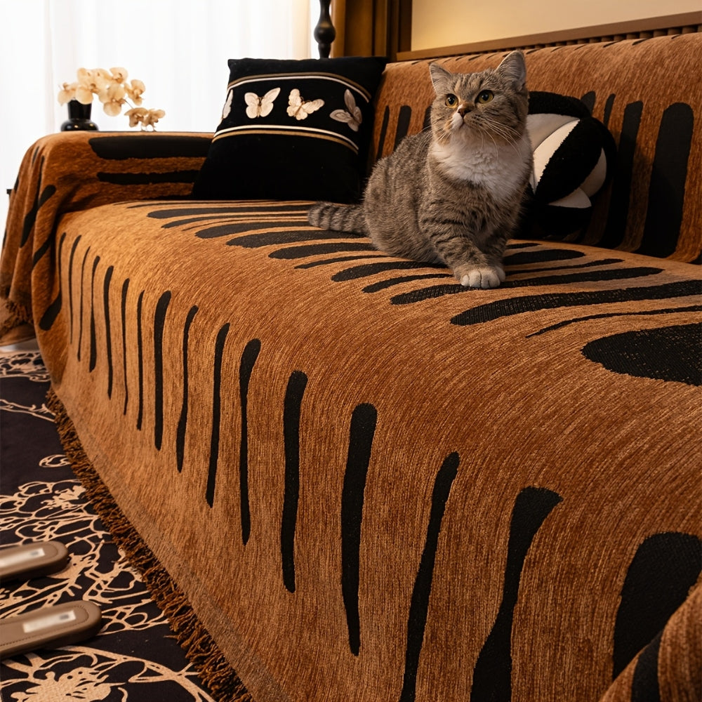 Soft Microfiber Sofa Cover for Stylish Tribal Protection