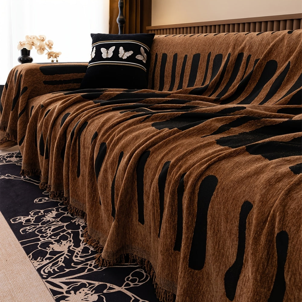 Soft Microfiber Sofa Cover for Stylish Tribal Protection