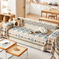 Bohemian Slipcover for Sectional Sofas - Soft Chenille Fabric