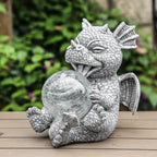 LED Desk Lamp with Dragon Guardian Design