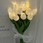 Chic Portable LED Night Light for Home Decoration – Tulip Design