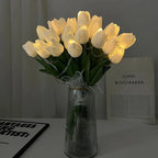 Chic Portable LED Night Light for Home Decoration – Tulip Design