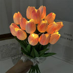 Chic Portable LED Night Light for Home Decoration – Tulip Design