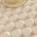 Microfiber Bubble Sofa Slipcover - Soft, Durable, Pet-Resistant