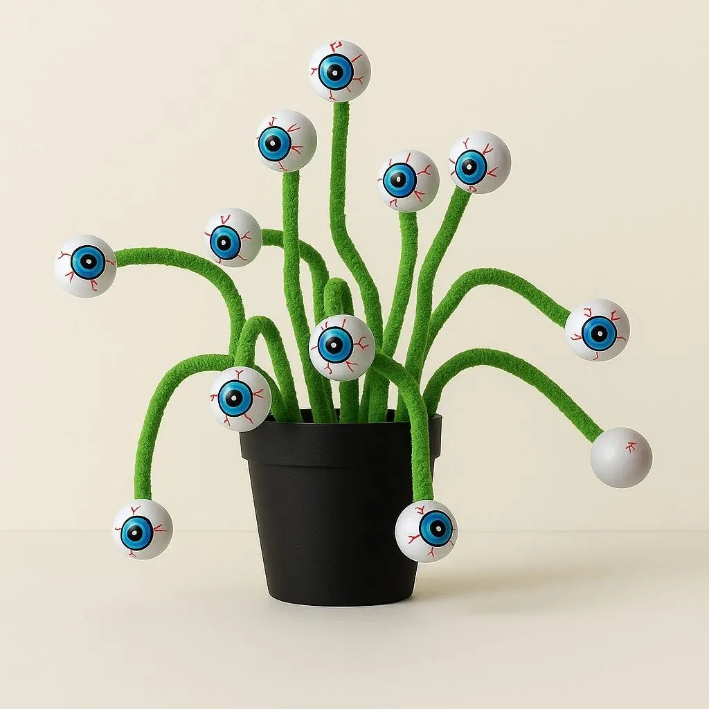 Whimsical Eyeball Branch Arrangement