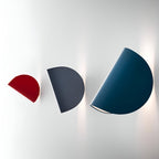 Curved Metal Wall Light with Rotatable Design