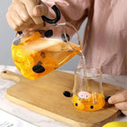 Charming Glass Kettle & Cup Duo for Your Kitchen