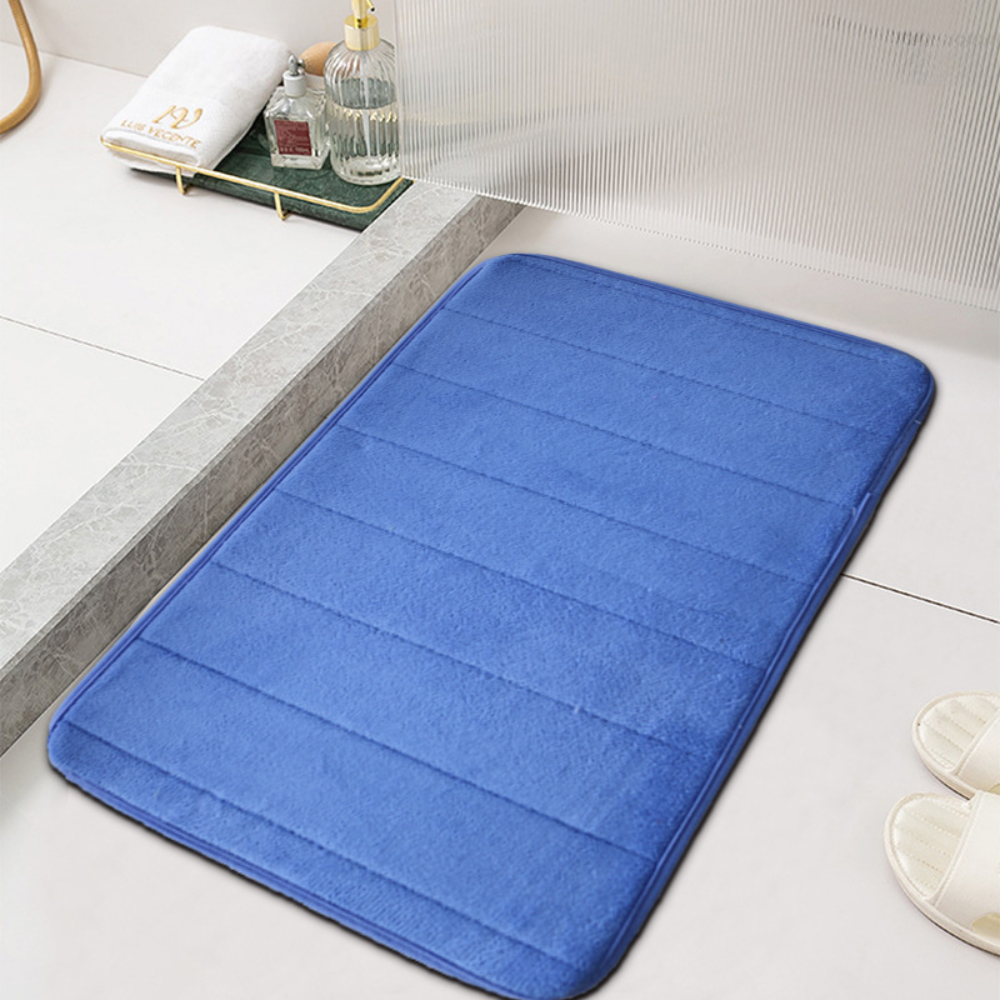 Absorbent Bath Mat with Fast-Drying and Non-Slip Features