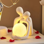 Eternal Embrace Nordic Couple Sculpture