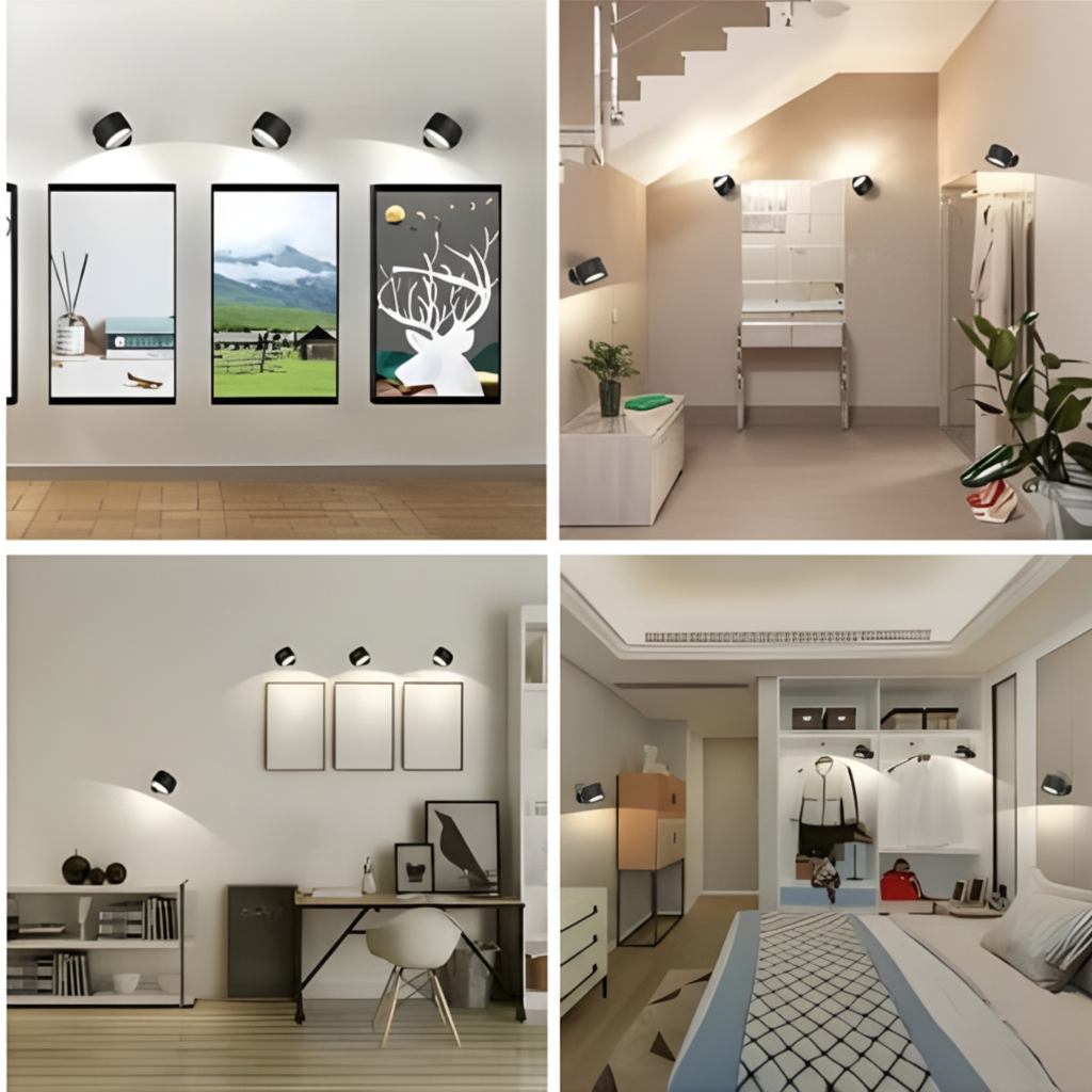 Rechargeable LED Wall Light with Adjustable Magnetic Base