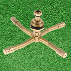 360° Adjustable Brass Garden Sprinkler – SpinJet Watering System