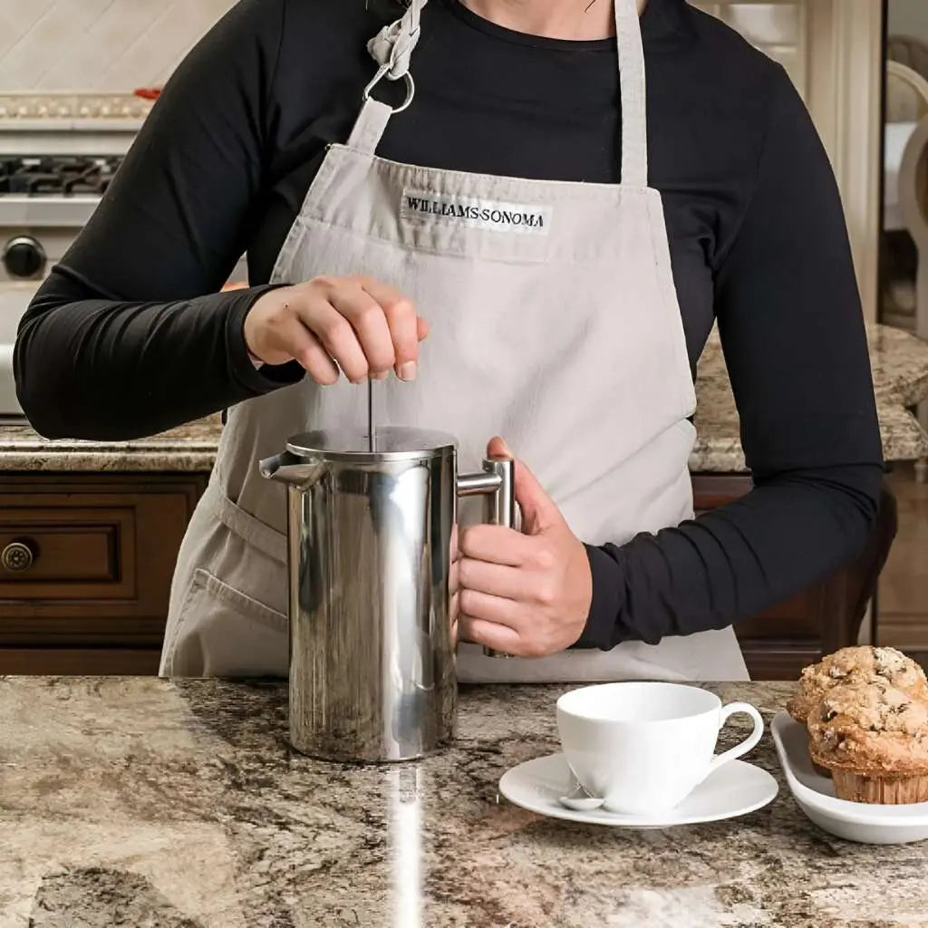 Elite Brew Stainless Steel Coffee & Tea Press – Insulated Design