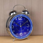 Vintage Metal Double Bell Alarm Clock - Loud Bedside Timepiece