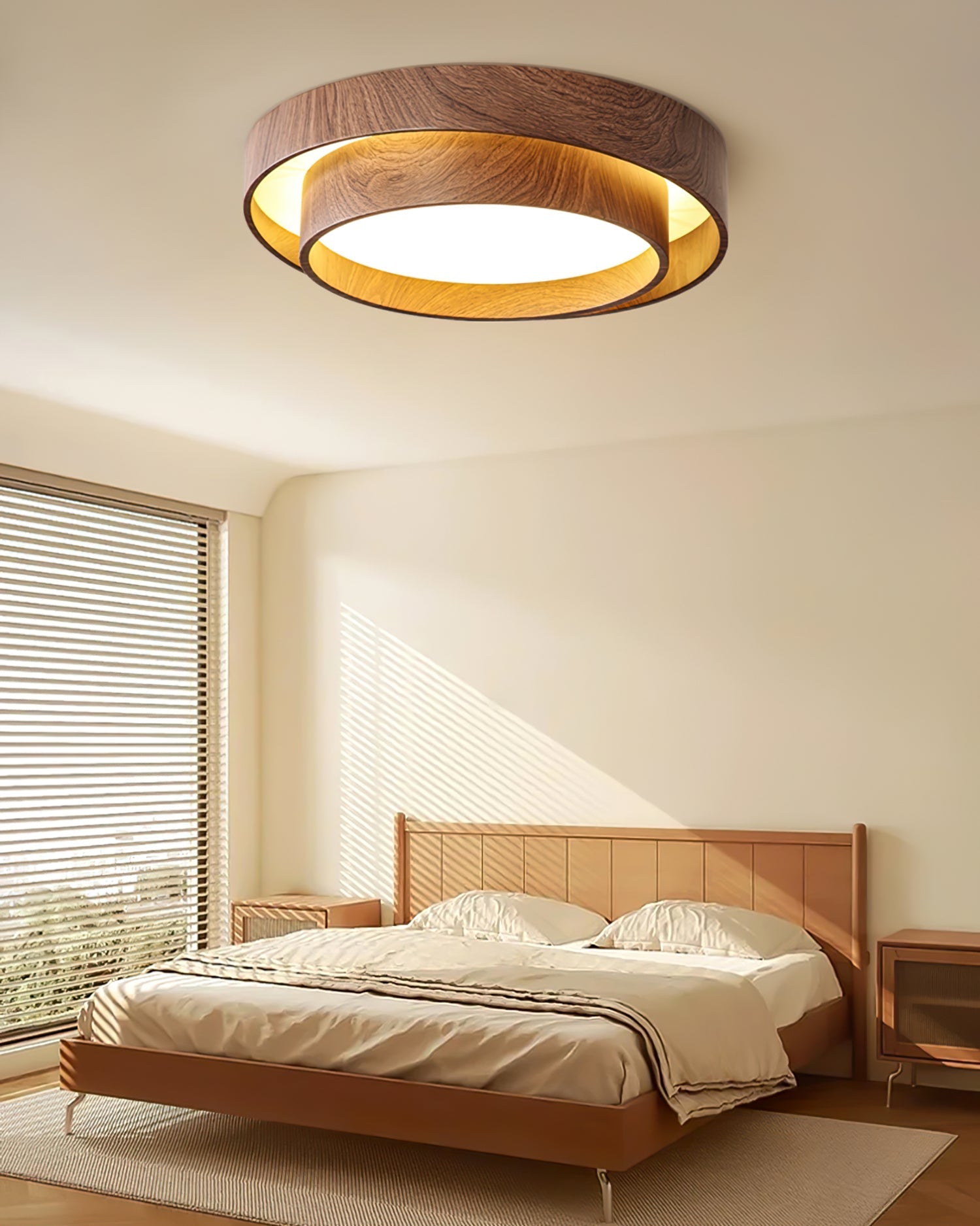 Modern Flush Mount Ceiling Light Fixture with LED – Elegant Design