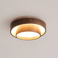 LED Ceiling Light with Walnut Finish – Modern Ceiling Lamp