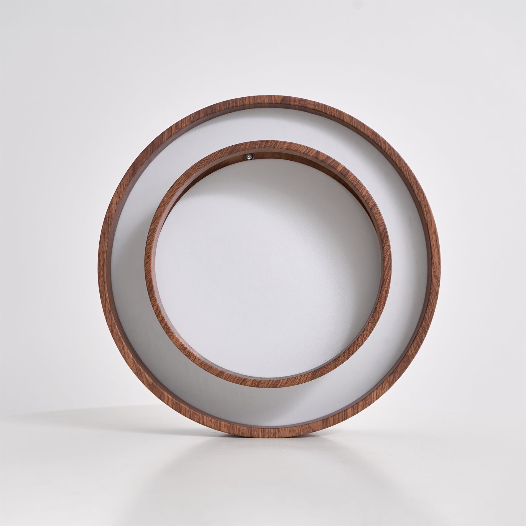 LED Ceiling Light with Walnut Finish – Modern Ceiling Lamp