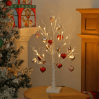 LED Heart Ornaments Table Lamp for Valentine's Day Decor