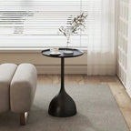 Minimalist Round Side Table in Scandinavian Style