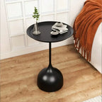 Minimalist Round Side Table in Scandinavian Style