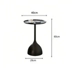 Minimalist Round Side Table in Scandinavian Style