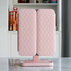 Adjustable LED Makeup Mirror with Foldable Stand and Lighting