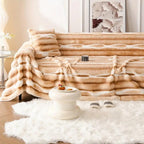 Stylish Microfiber Slipcover for Sofa - Plush Protection