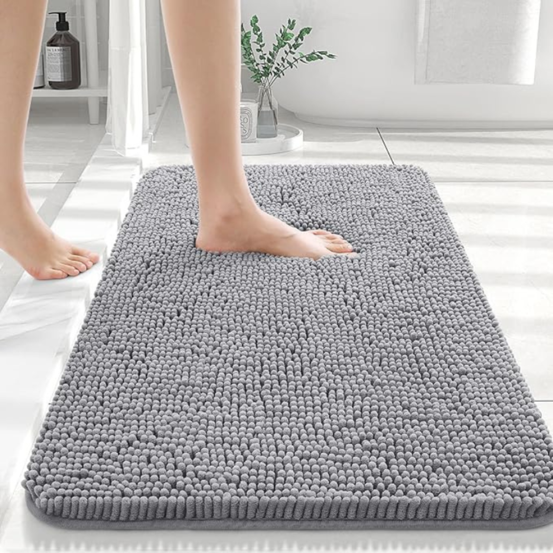 Non-Slip Bath Mat with Quick-Dry Feature