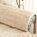 Non-Slip Microfiber Blend Recliner Cover in Vibrant Squares