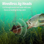 Dynamic Silicone Fishing Jigs for Bass Angling