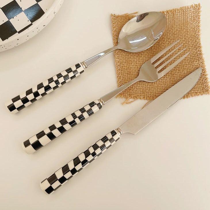 Chic Colorful Stainless Steel Cutlery Collection
