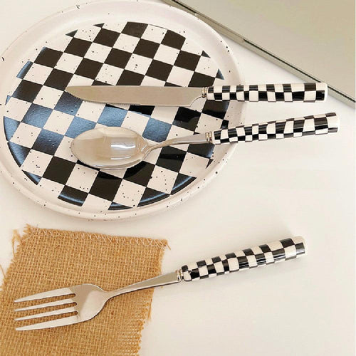 Chic Colorful Stainless Steel Cutlery Collection
