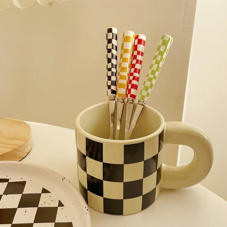 Chic Colorful Stainless Steel Cutlery Collection