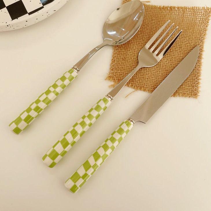 Chic Colorful Stainless Steel Cutlery Collection