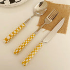 Chic Colorful Stainless Steel Cutlery Collection