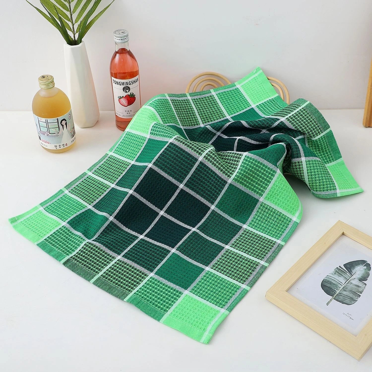 Colorful Waffle Kitchen Towels for Everyday Use