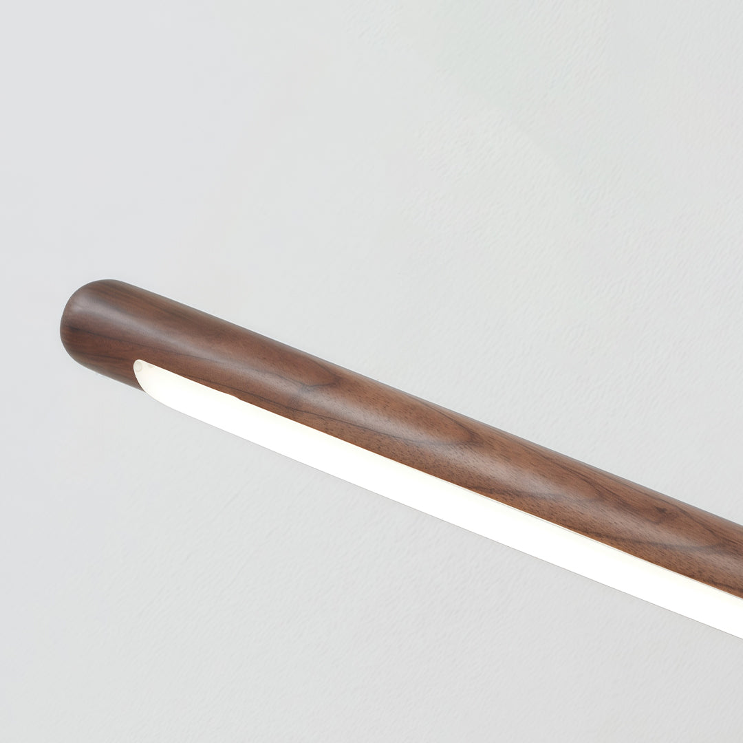 3-Color LED Bathroom Light – Vintage Copper and Walnut Vanity Fixture